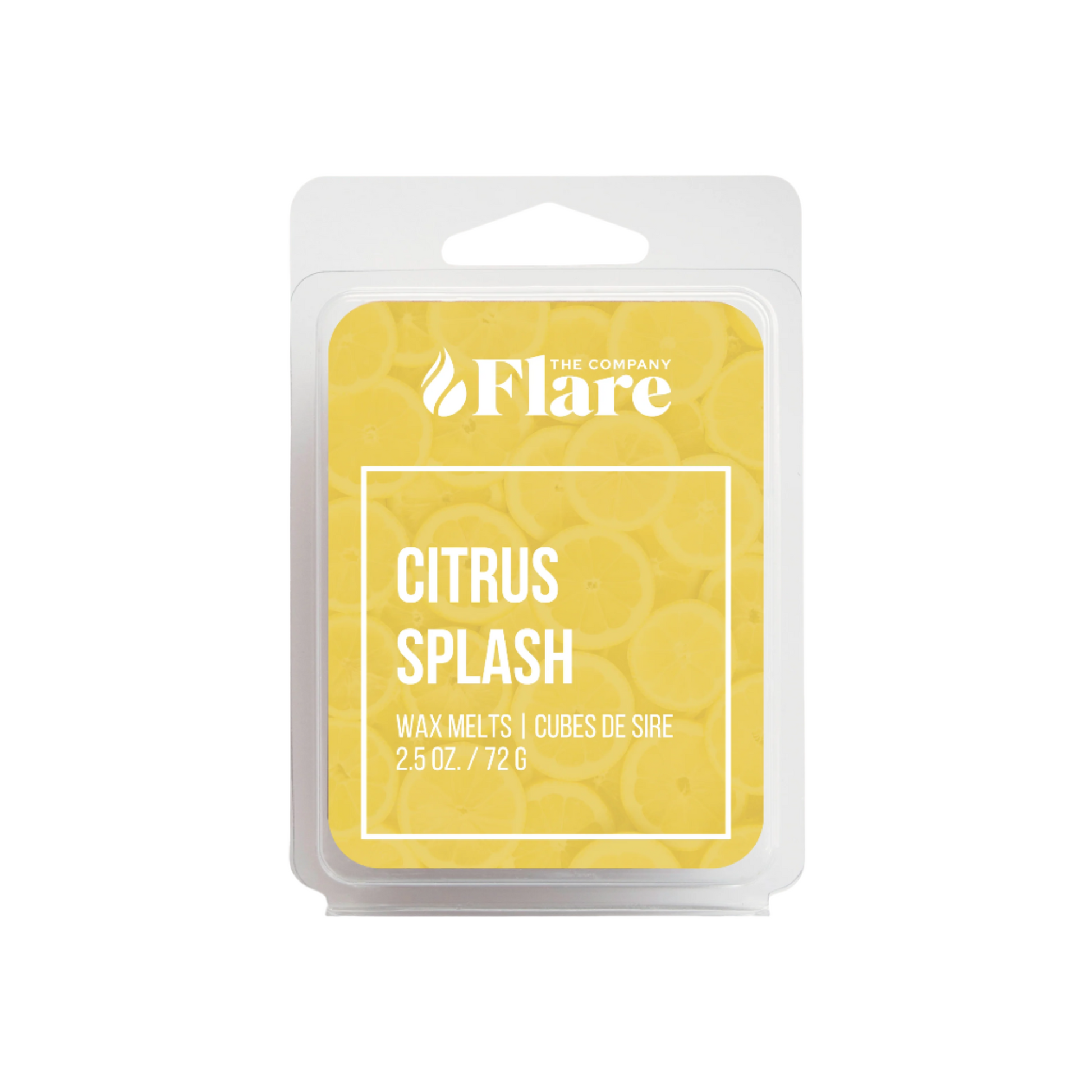 Picture of Citrus Splash Wax Melt against a white background.