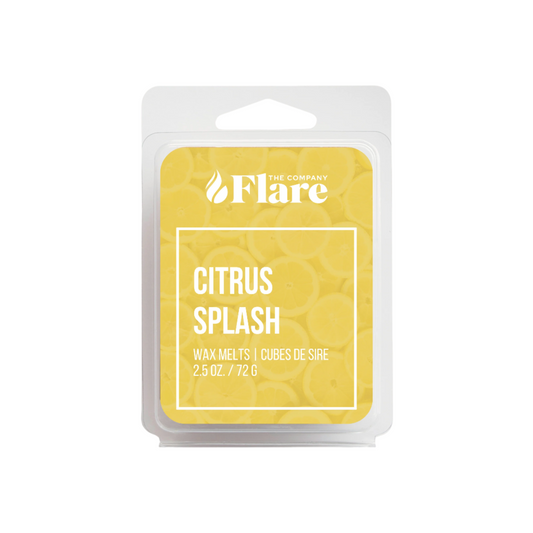 Picture of Citrus Splash Wax Melt against a white background.
