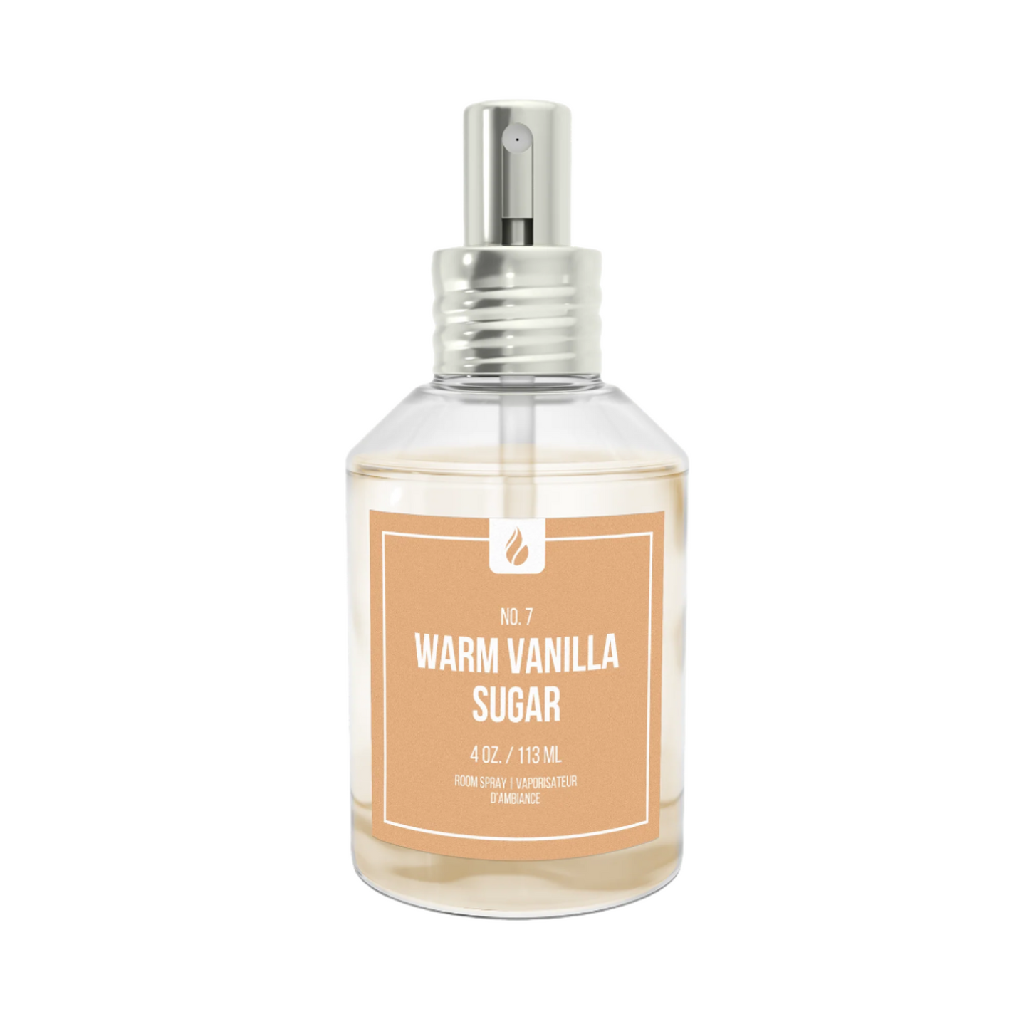 Picture of a Warm Vanilla Sugar Room Spray against a white background.